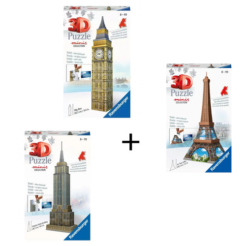 Puzzle städte bundle - puzzle, städte-bundle