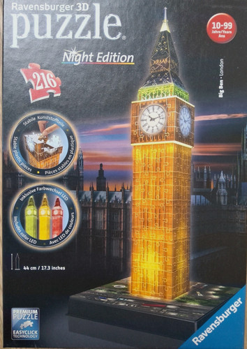 Big ben night edition - big, 3d