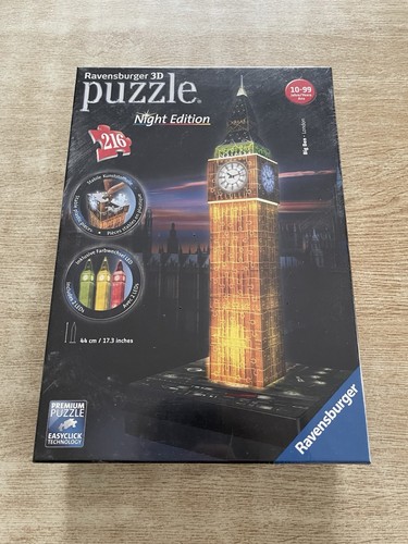 Ravensburger puzzle big ben - ravensburger, 3d