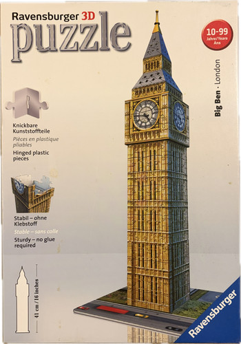 Ravensburger puzzle big ben - ravensburger, 3d